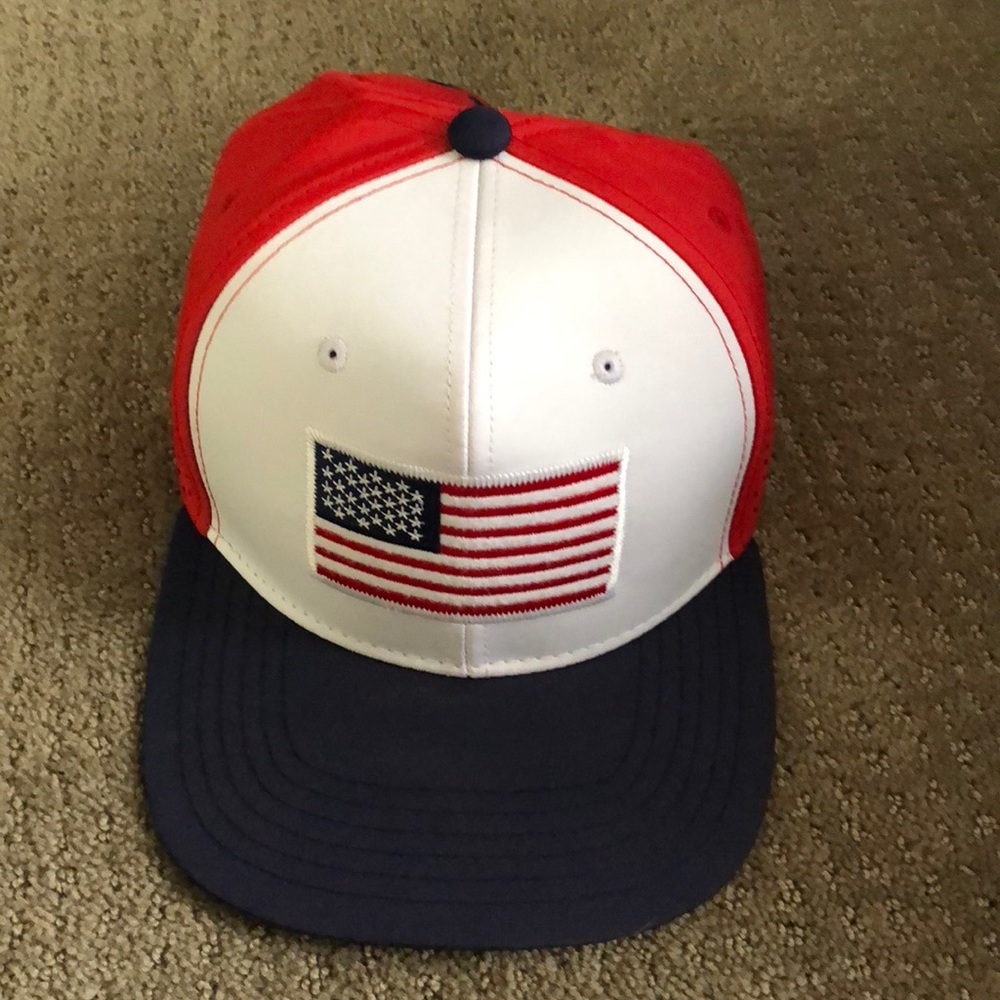 USA flat bill hat